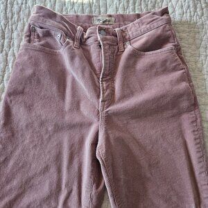 The Perfect Vintage Straight Jean - Corduroy Edition - Pale Thistle Size 28